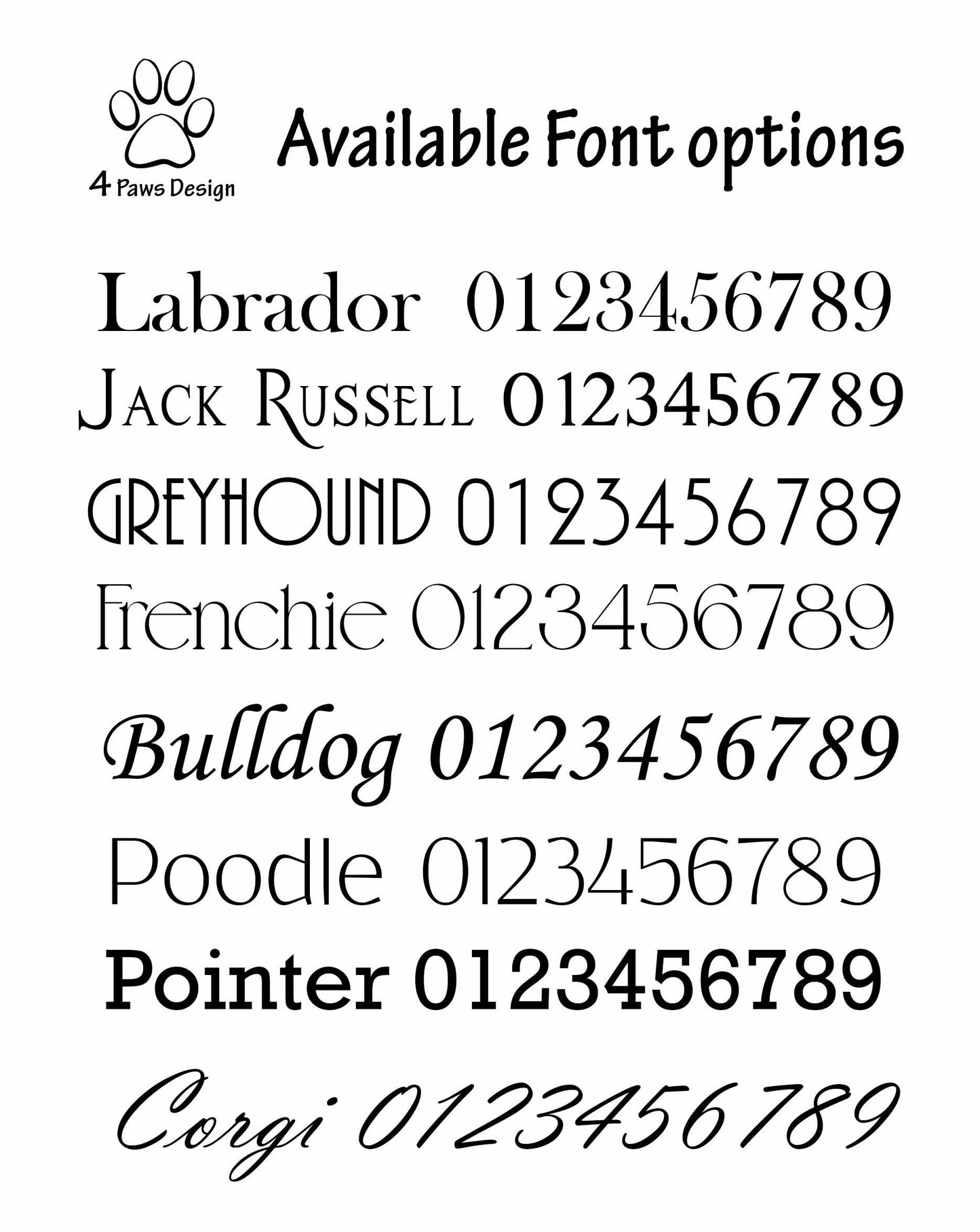 Large Seahorse Trio House Numbers