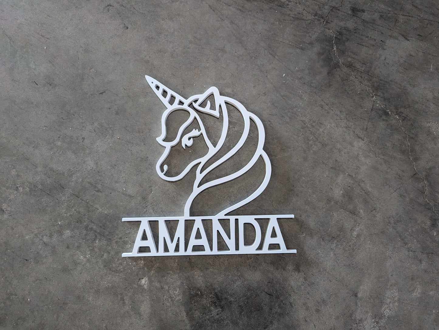 Custom Kids name Sign - Unicorn