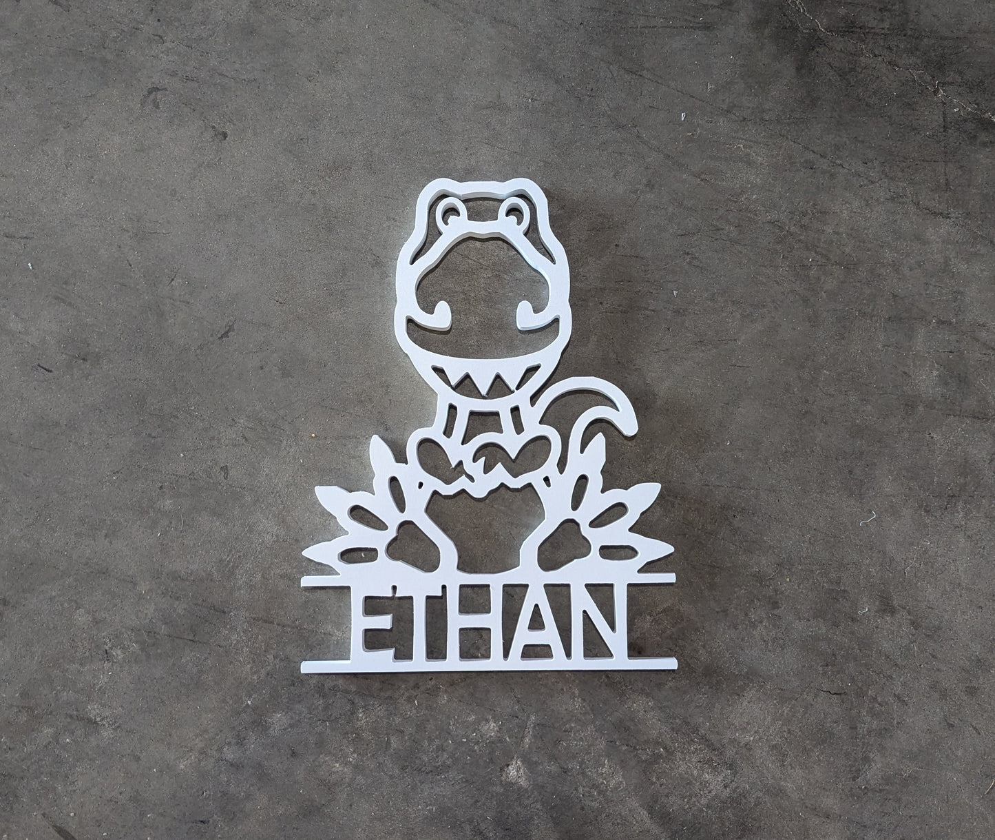 Custom Kids name Sign - dinosaur