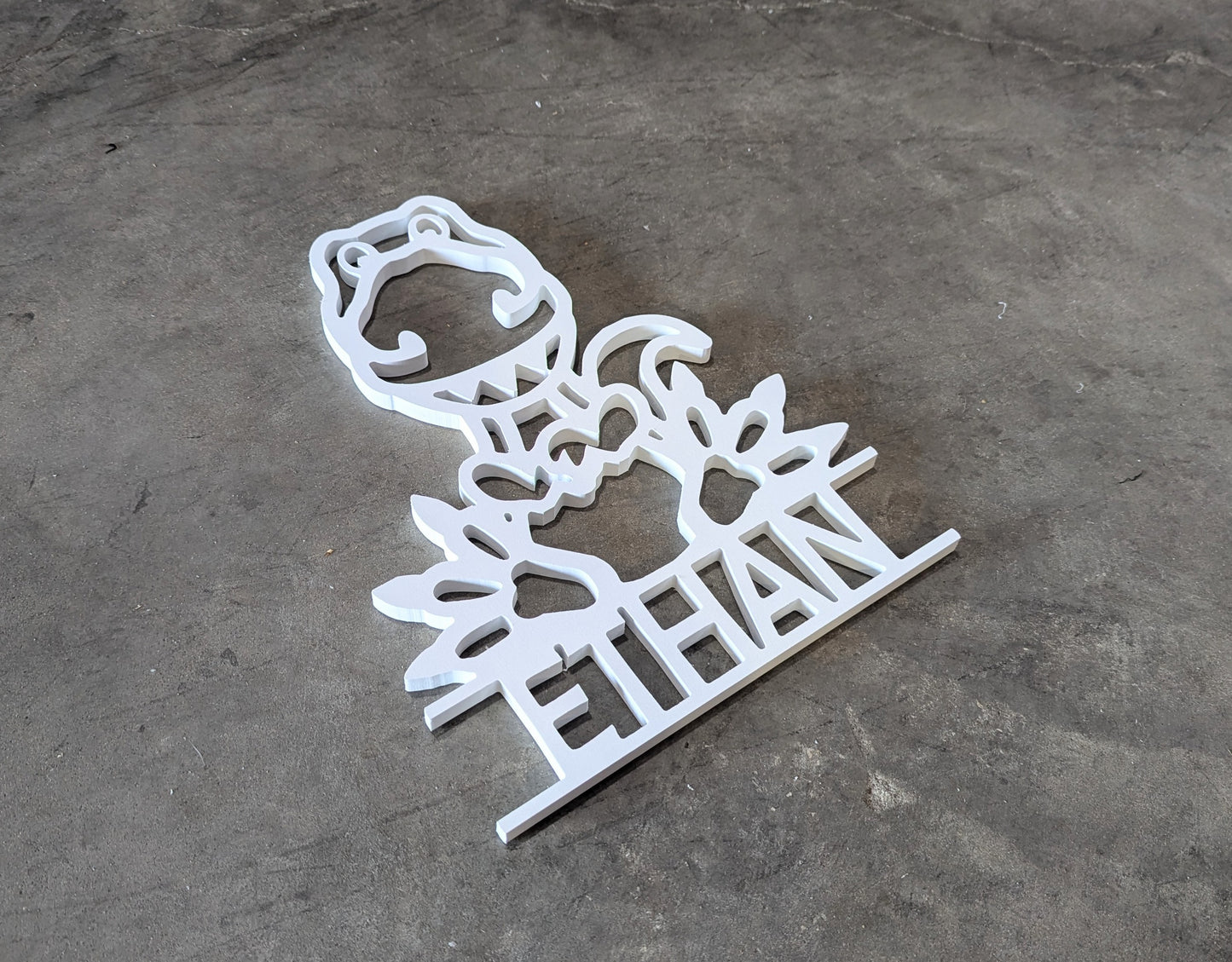 Custom Kids name Sign - dinosaur
