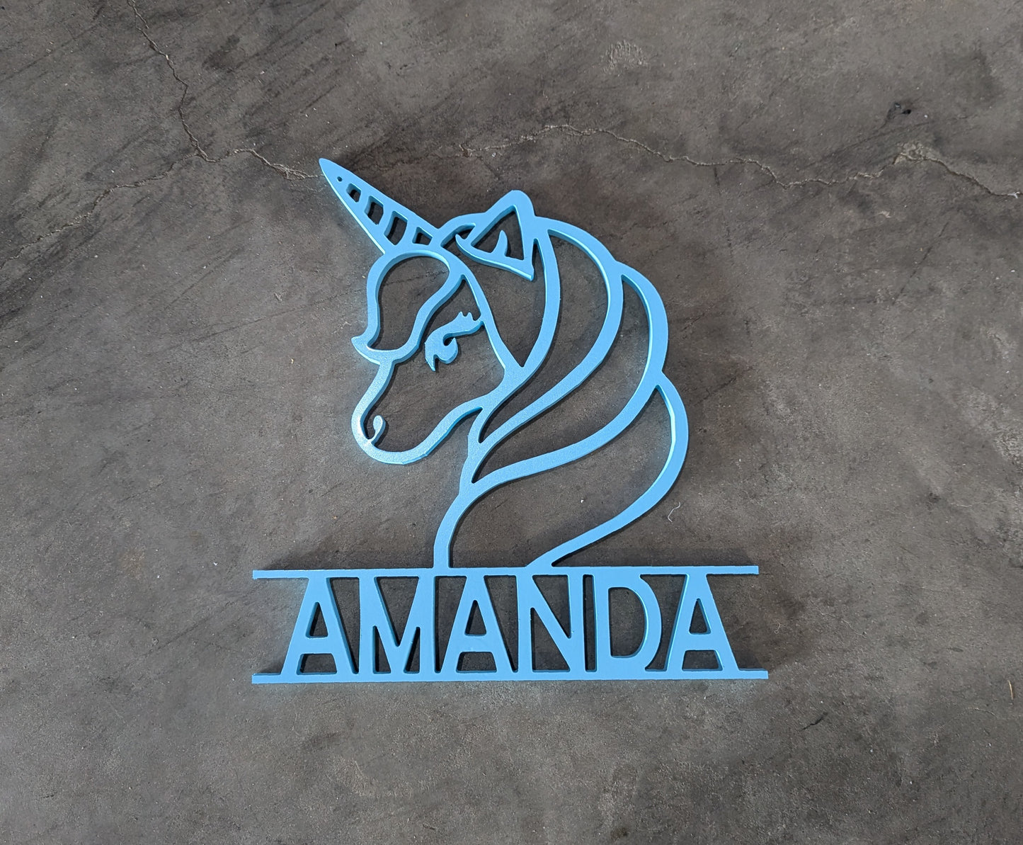 Custom Kids name Sign - Unicorn