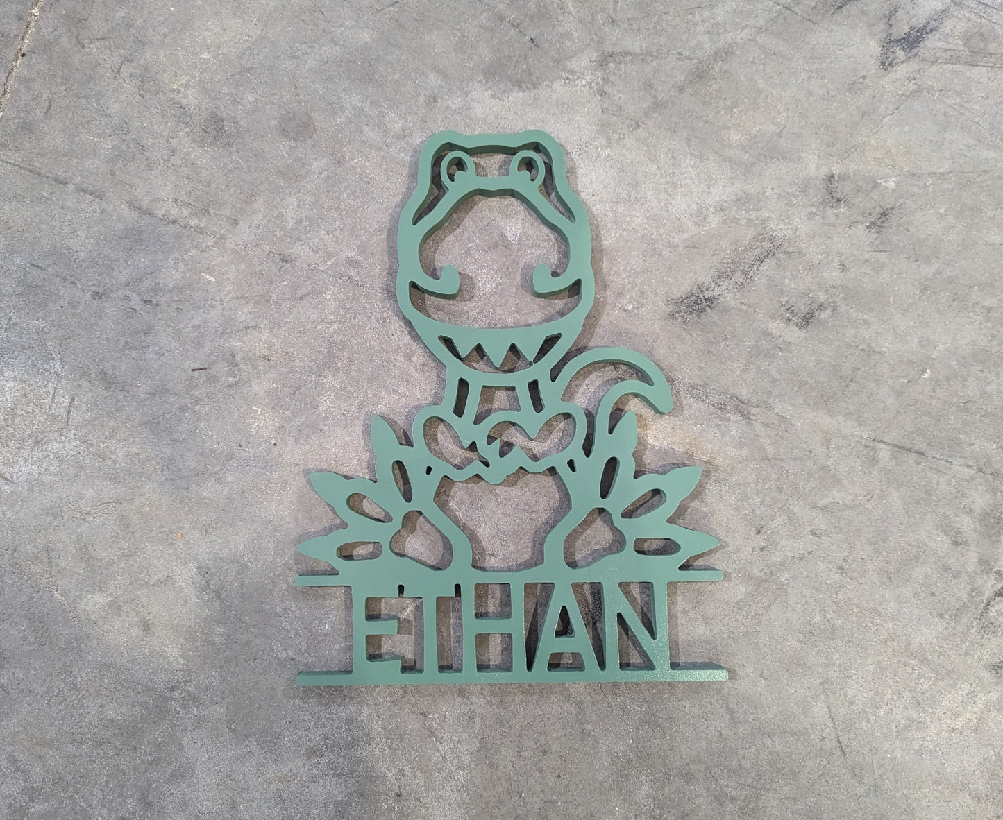 Custom Kids name Sign - dinosaur