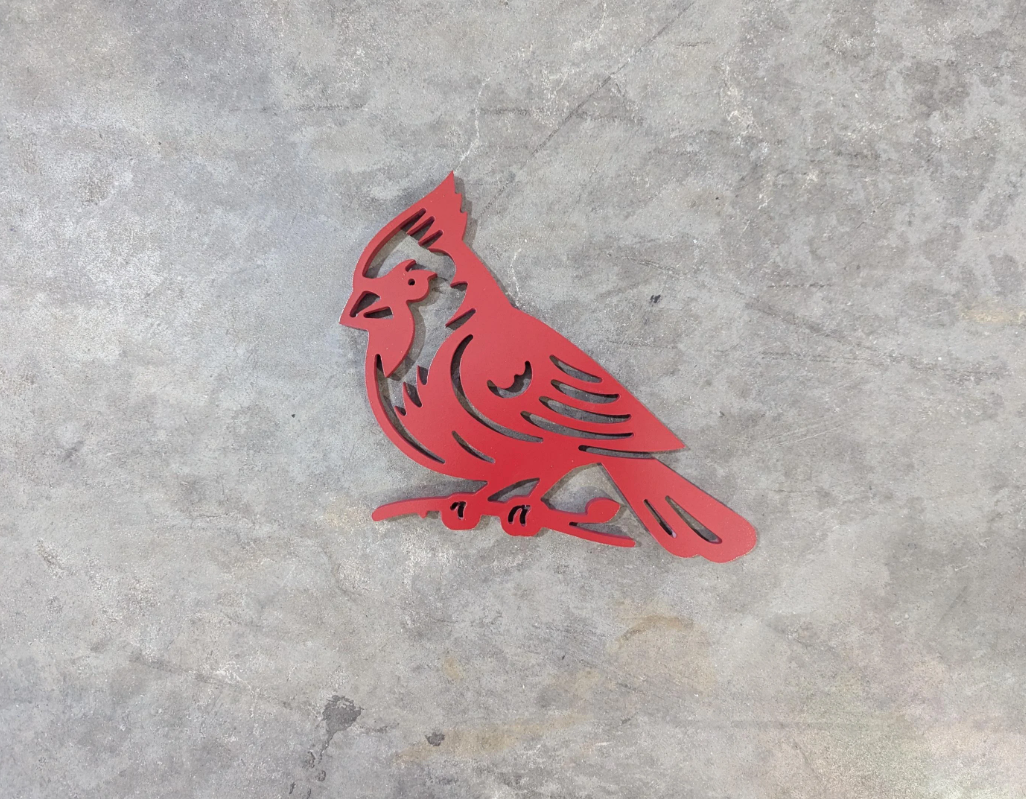Custom PVC Wall Animal- Cardinal