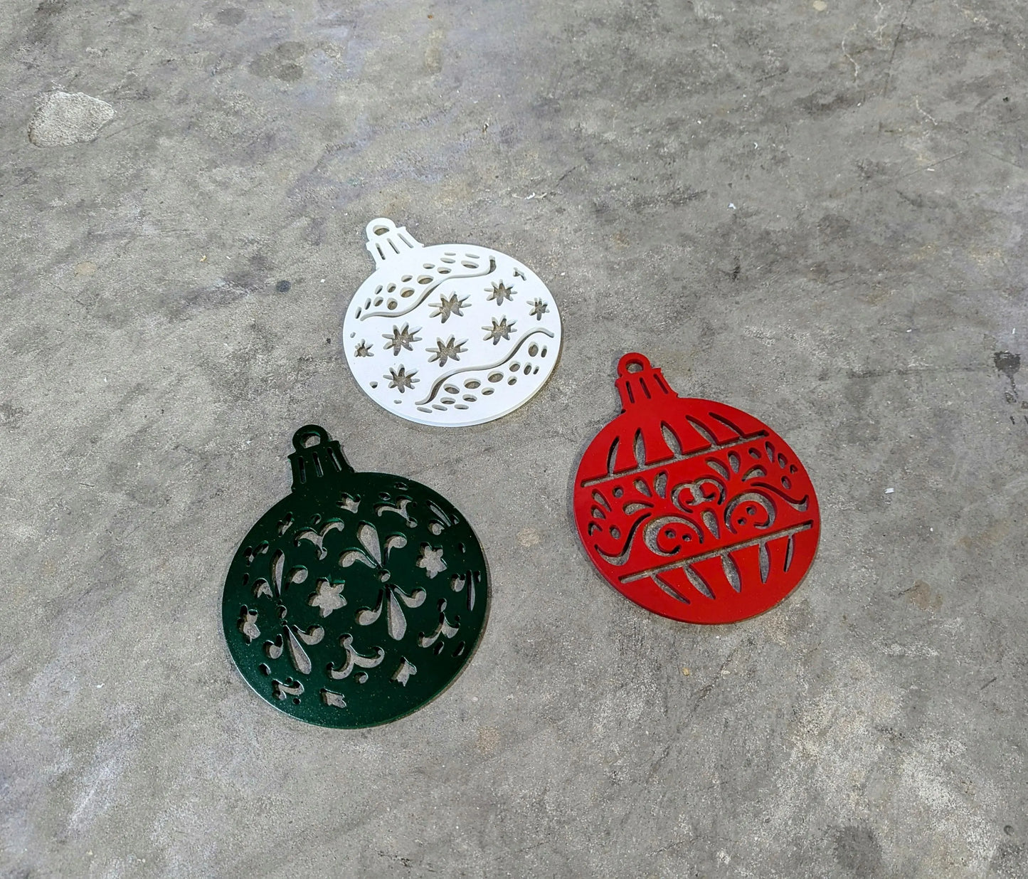 Outdoor Christmas Ornament SET OF 3
