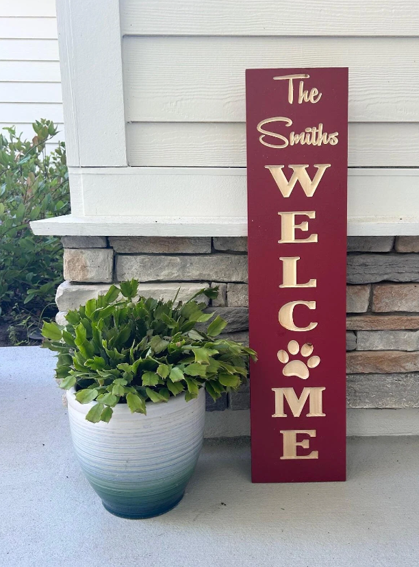 Welcome Front Porch Sign