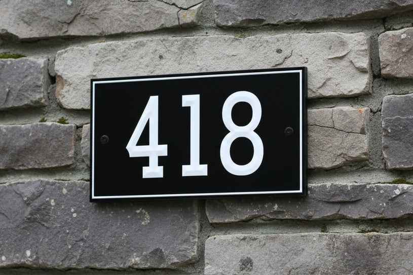 Simple Square House Numbers