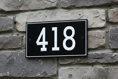 Simple Square House Numbers