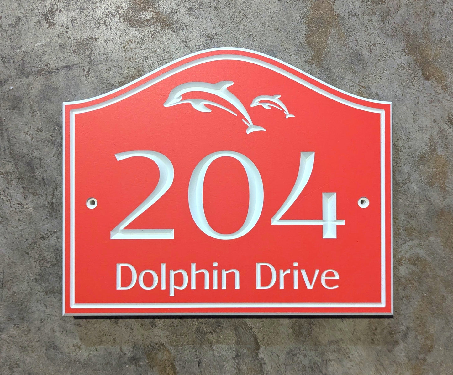 Dolphin Design with Wave Top