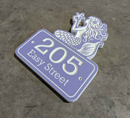 Mermaid House Numbers