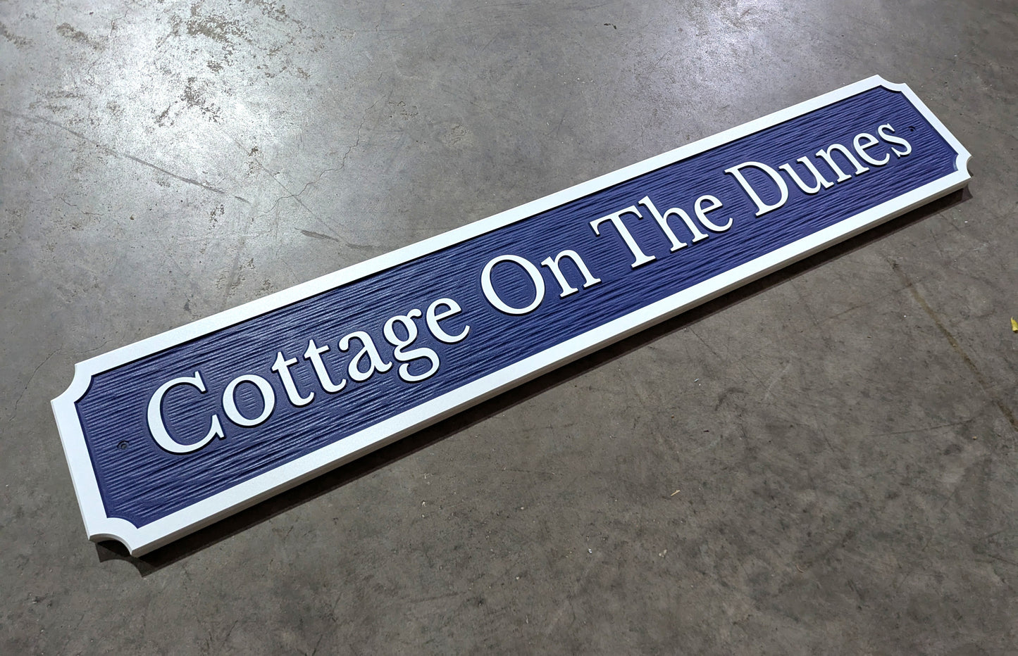 "Sea Glass" Quarter board sign