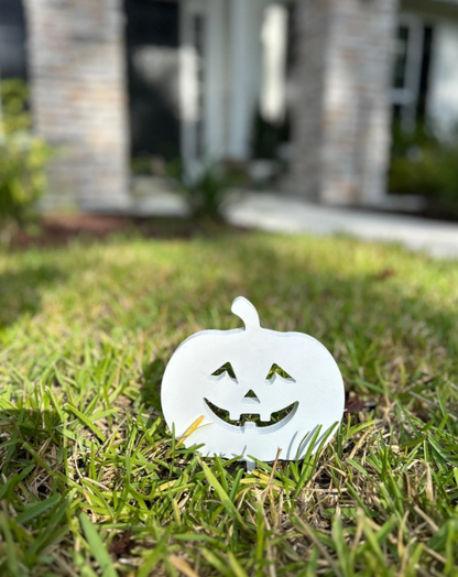 Custom PVC Pumpkin Yard Stake SET OF 3