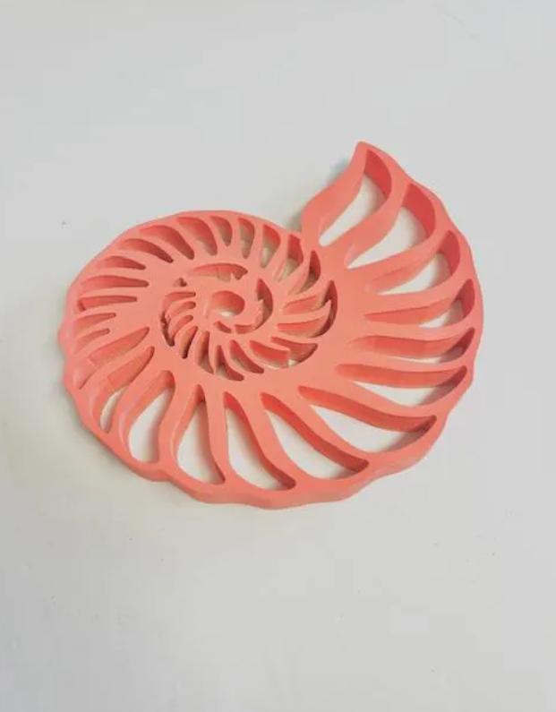 Custom PVC Wall Art - Nautilus shell