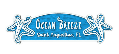 "Ocean Breeze" With Starfish