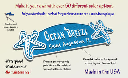 "Ocean Breeze" With Starfish